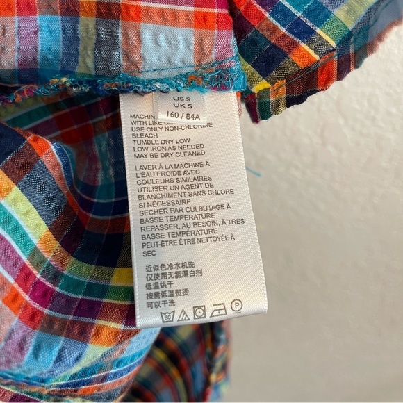 Urban Outfitters Bryce Oversize Plaid Button Down Shirt Size Women’s Sma… - Picture 12 of 13